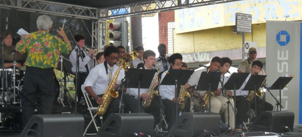 youth sax section Jazz America  Youth   Central ave Jazz fest 2014 A